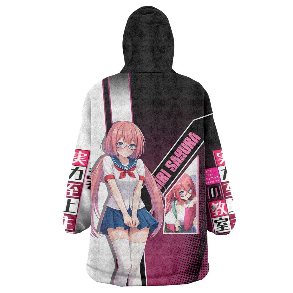 Airi Sakura Wearable Blanket Hoodie Shy Moe-Inspired Anime Style