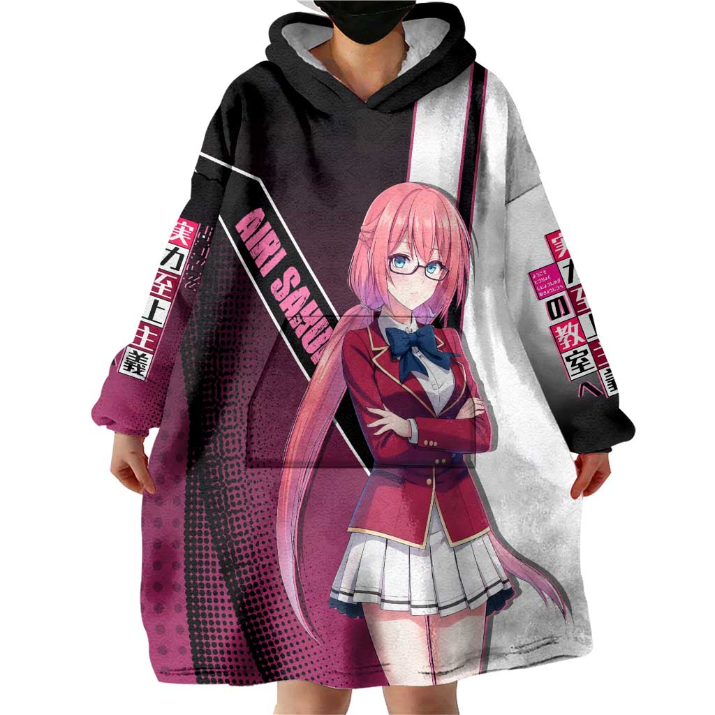 Airi Sakura Wearable Blanket Hoodie Shy Moe-Inspired Anime Style