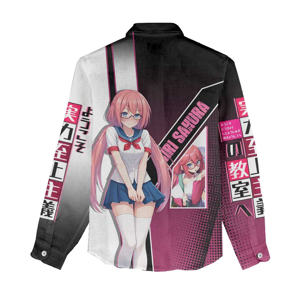 Airi Sakura Women Casual Shirt Shy Moe-Inspired Anime Style
