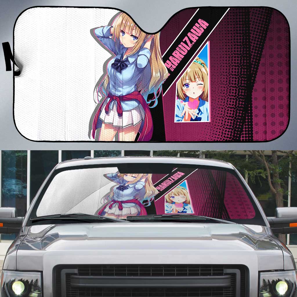 Kei Karuizawa Auto Sun Shade Playful Modern School Anime Style