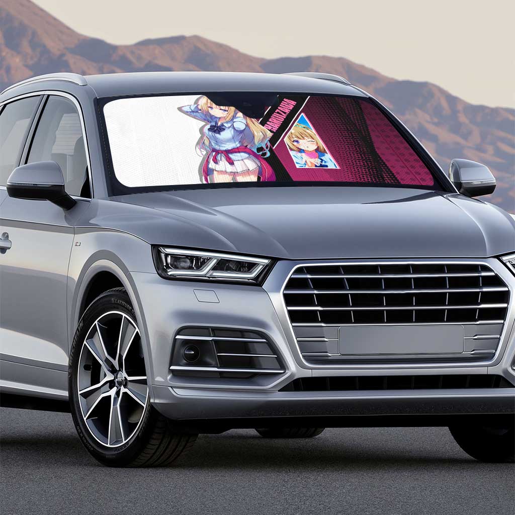 Kei Karuizawa Auto Sun Shade Playful Modern School Anime Style