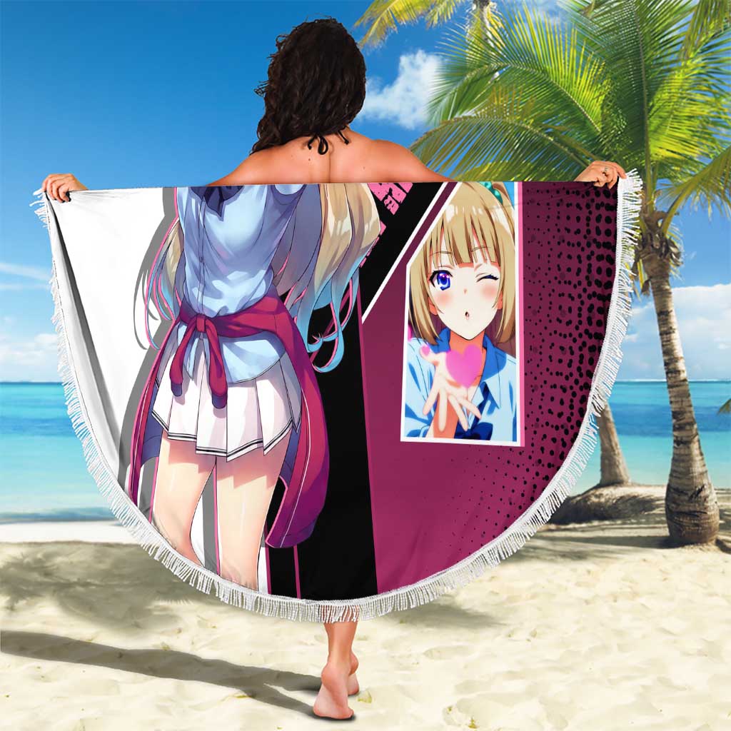 Kei Karuizawa Beach Blanket Playful Modern School Anime Style