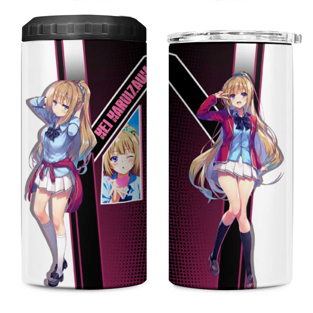 Kei Karuizawa 4 in 1 Can Cooler Tumbler Playful Modern School Anime Style