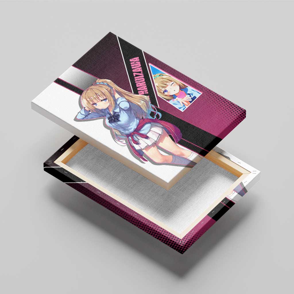 Kei Karuizawa Canvas Wall Art Playful Modern School Anime Style
