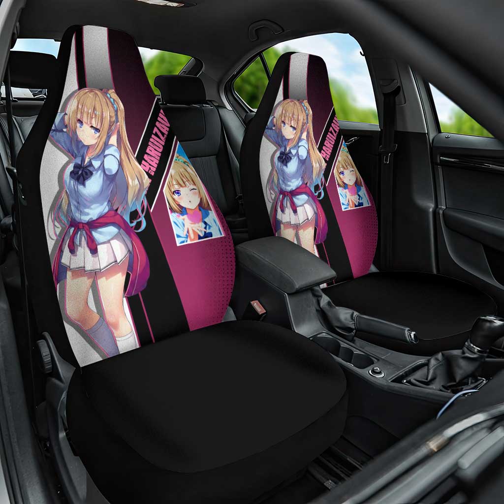 Kei Karuizawa Car Seat Cover Playful Modern School Anime Style