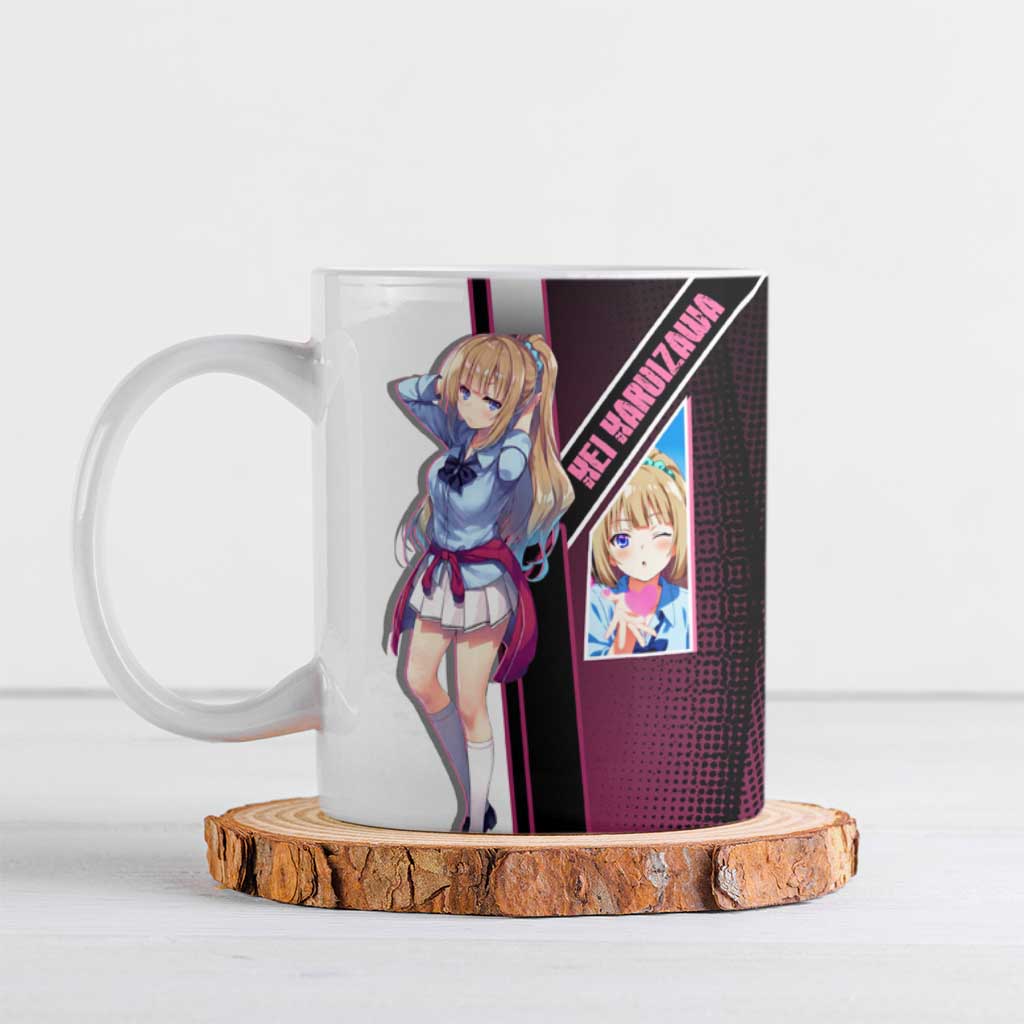 Kei Karuizawa Ceramic Mug Playful Modern School Anime Style