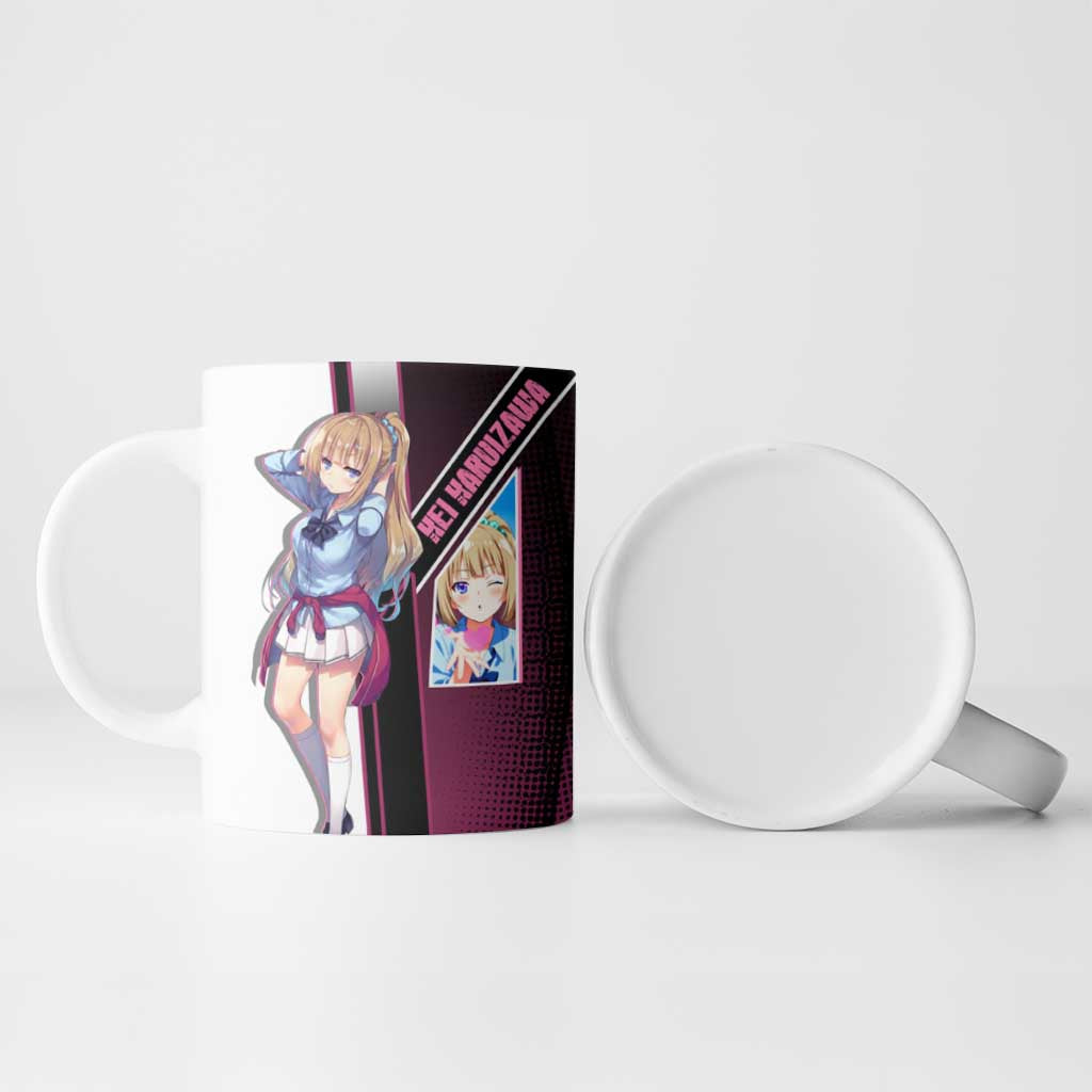Kei Karuizawa Ceramic Mug Playful Modern School Anime Style