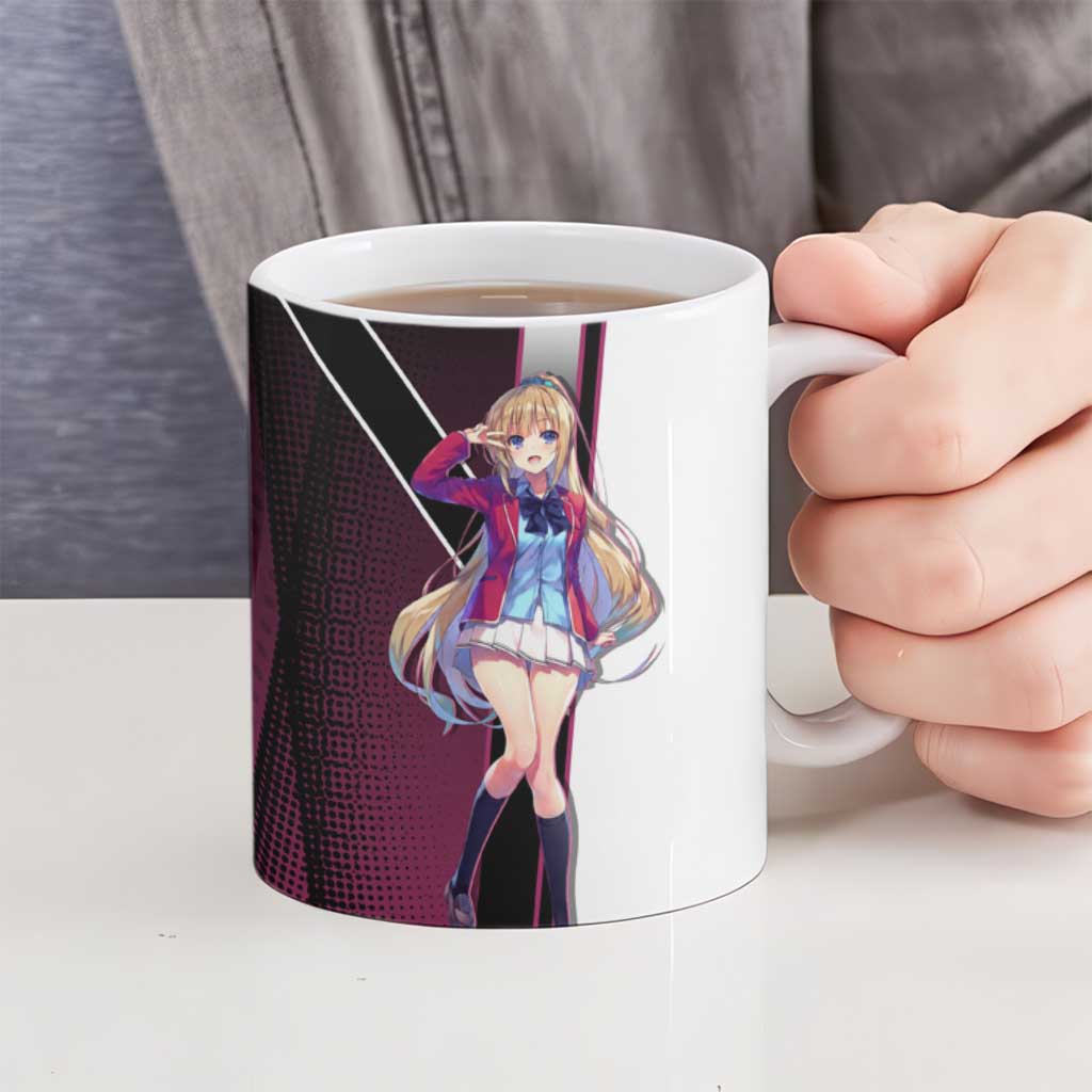Kei Karuizawa Ceramic Mug Playful Modern School Anime Style