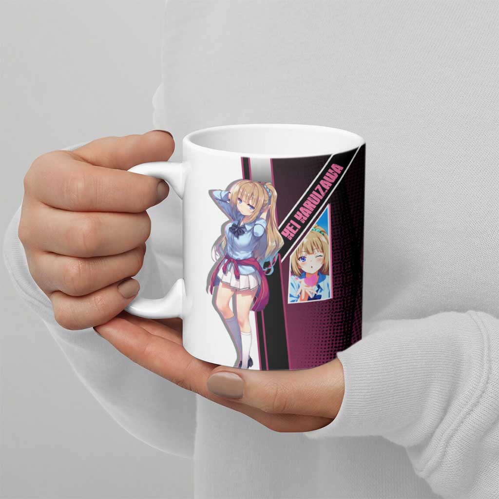 Kei Karuizawa Ceramic Mug Playful Modern School Anime Style