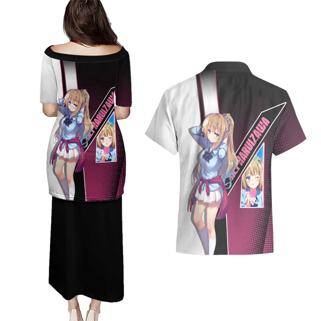 Kei Karuizawa Couples Matching Puletasi and Hawaiian Shirt Playful Modern School Anime Style