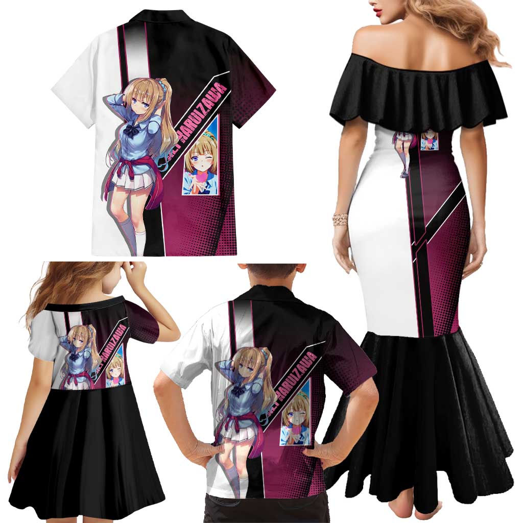 Kei Karuizawa Family Matching Mermaid Dress and Hawaiian Shirt Playful Modern School Anime Style
