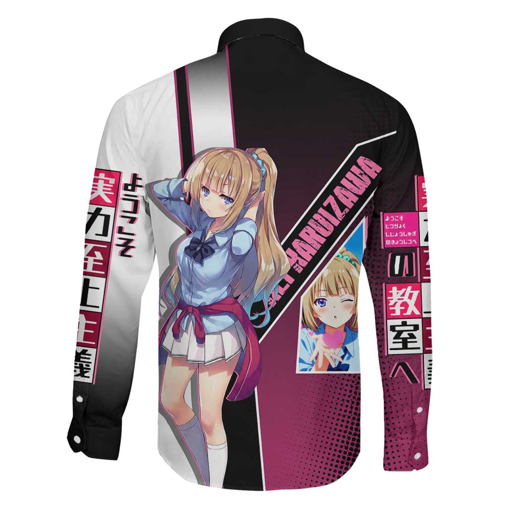 Kei Karuizawa Family Matching Off The Shoulder Long Sleeve Dress and Hawaiian Shirt Playful Modern School Anime Style