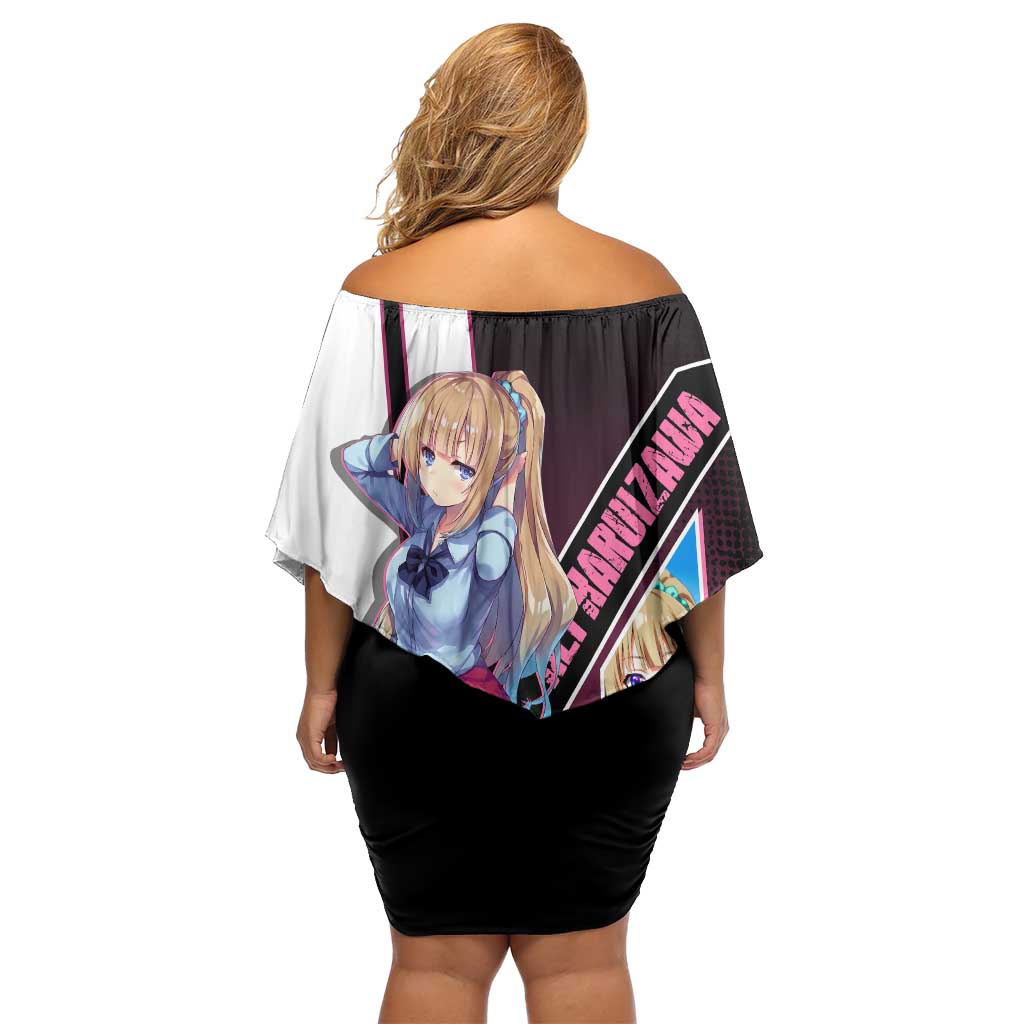 Kei Karuizawa Family Matching Off Shoulder Short Dress and Hawaiian Shirt Playful Modern School Anime Style