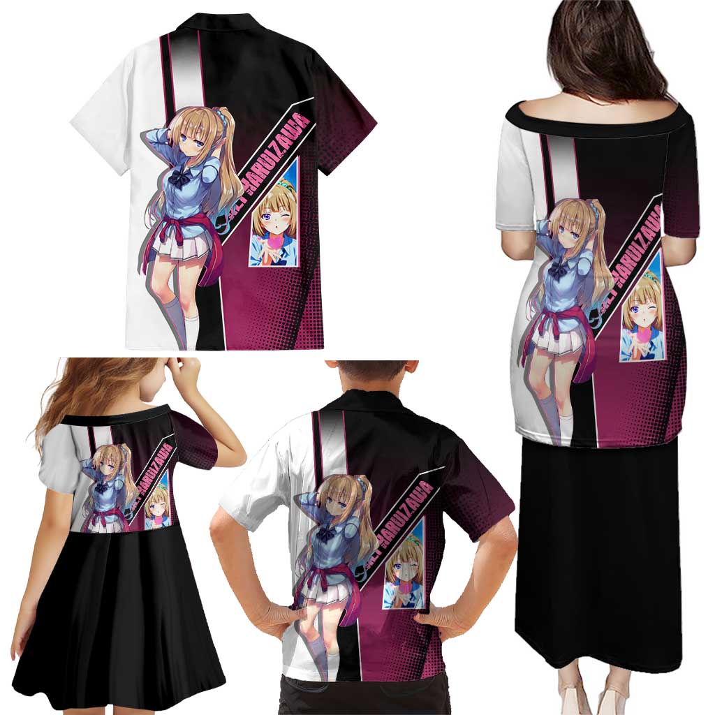Kei Karuizawa Family Matching Puletasi and Hawaiian Shirt Playful Modern School Anime Style