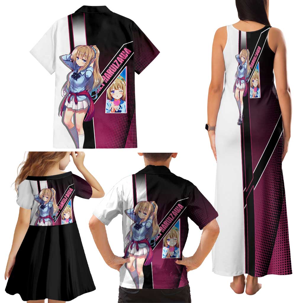 Kei Karuizawa Family Matching Tank Maxi Dress and Hawaiian Shirt Playful Modern School Anime Style