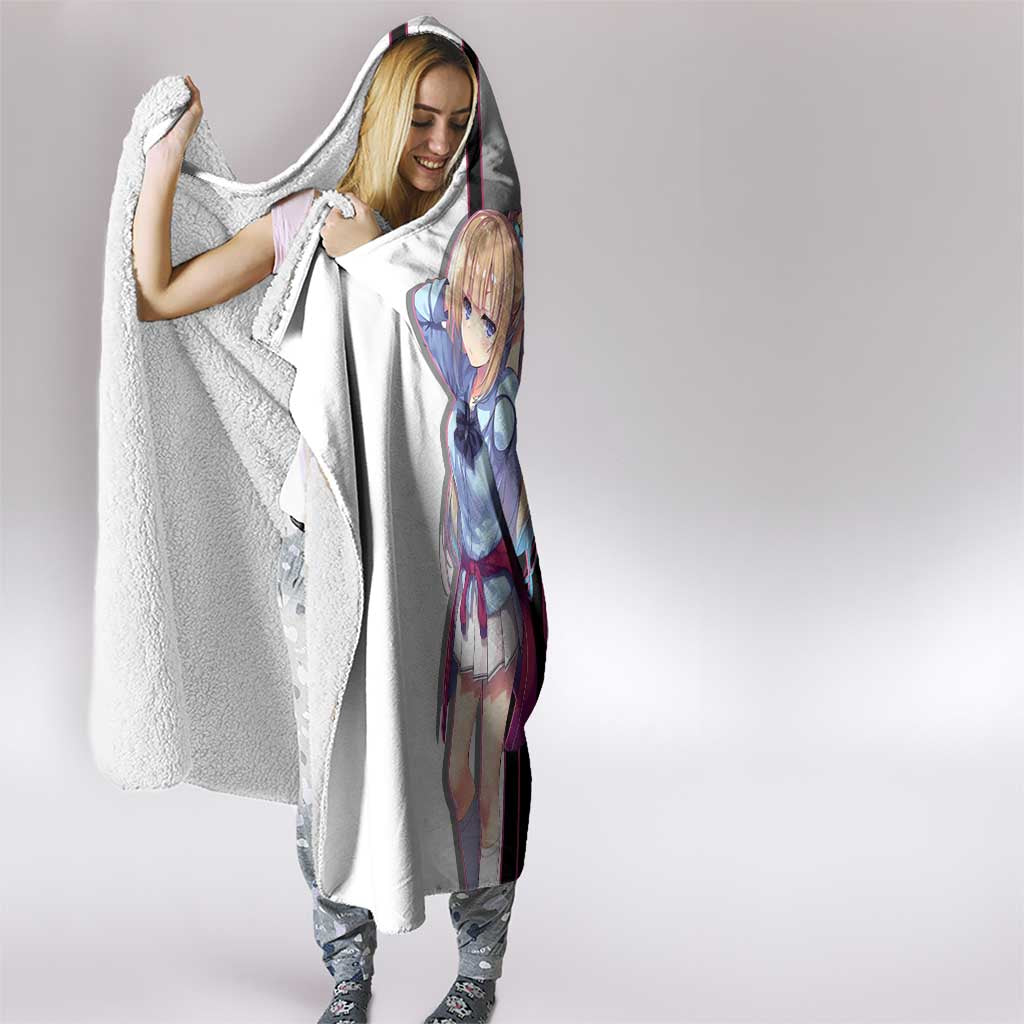 Kei Karuizawa Hooded Blanket Playful Modern School Anime Style