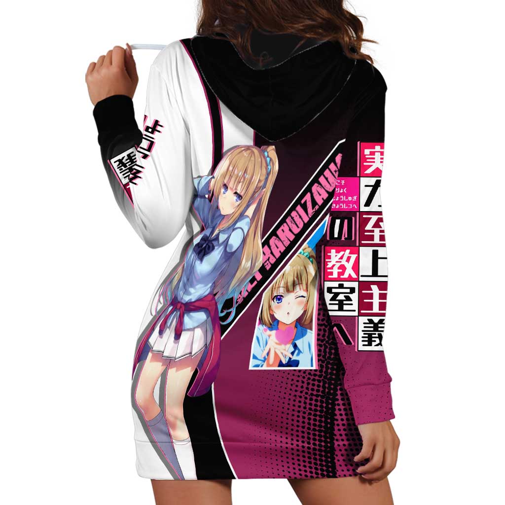 Kei Karuizawa Hoodie Dress Playful Modern School Anime Style