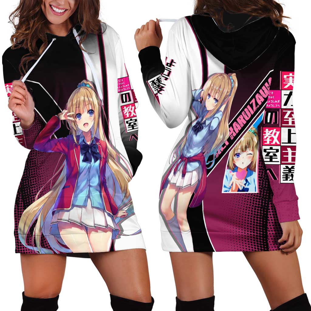 Kei Karuizawa Hoodie Dress Playful Modern School Anime Style
