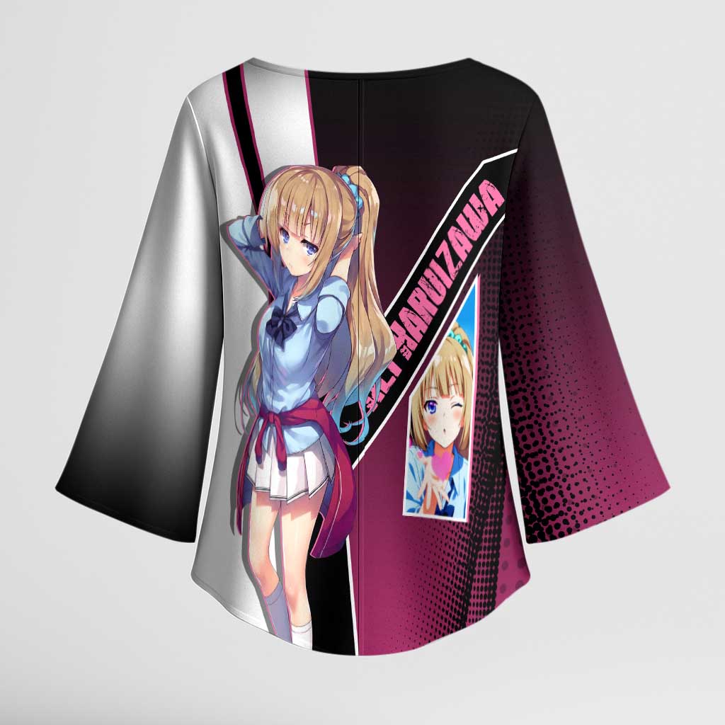 Kei Karuizawa Kimono Sleeve Blouse Playful Modern School Anime Style