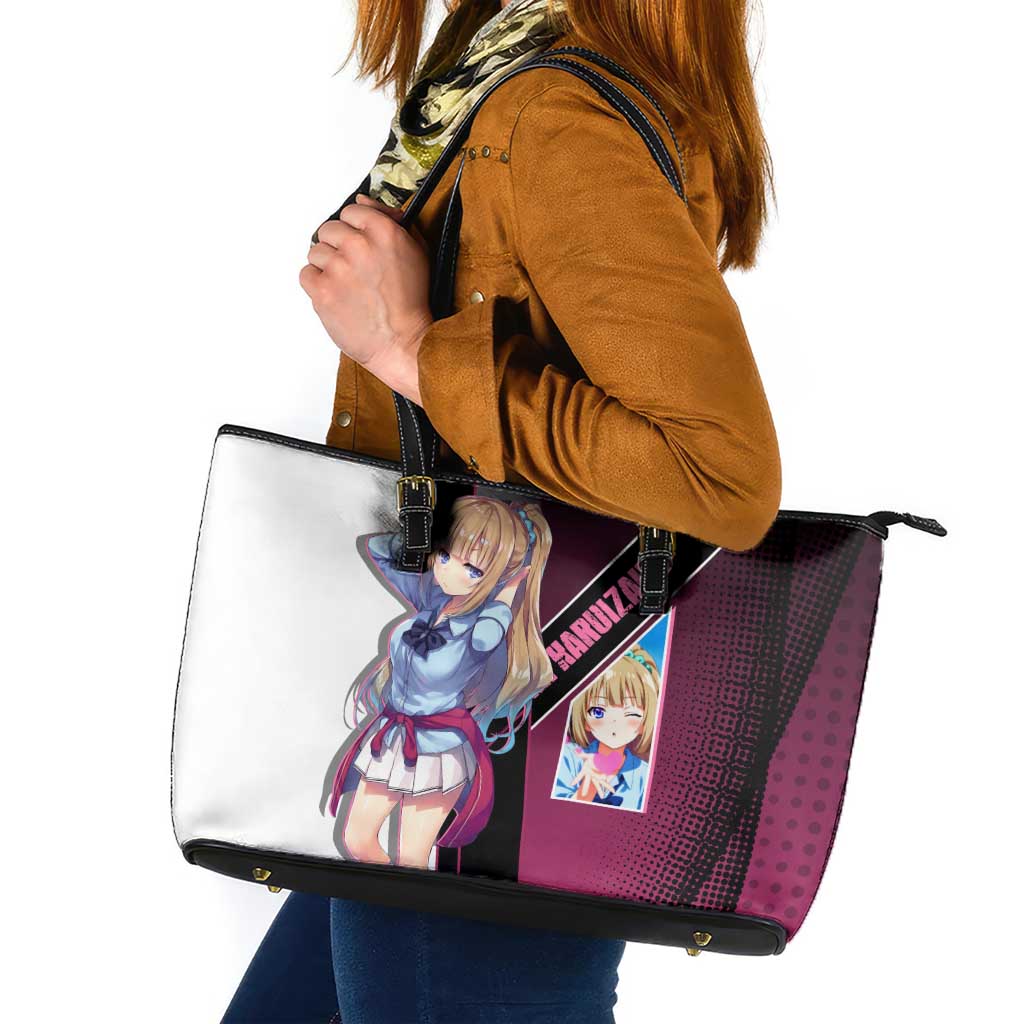 Kei Karuizawa Leather Tote Bag Playful Modern School Anime Style