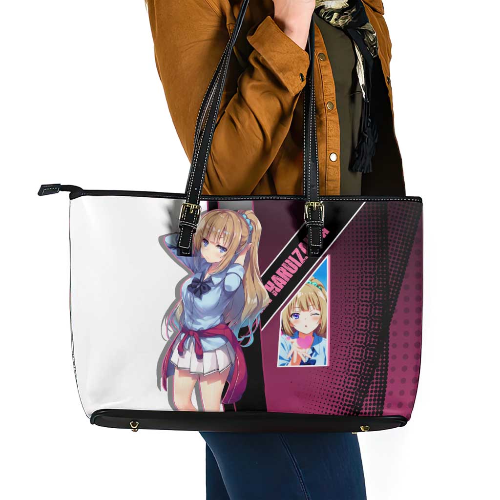 Kei Karuizawa Leather Tote Bag Playful Modern School Anime Style