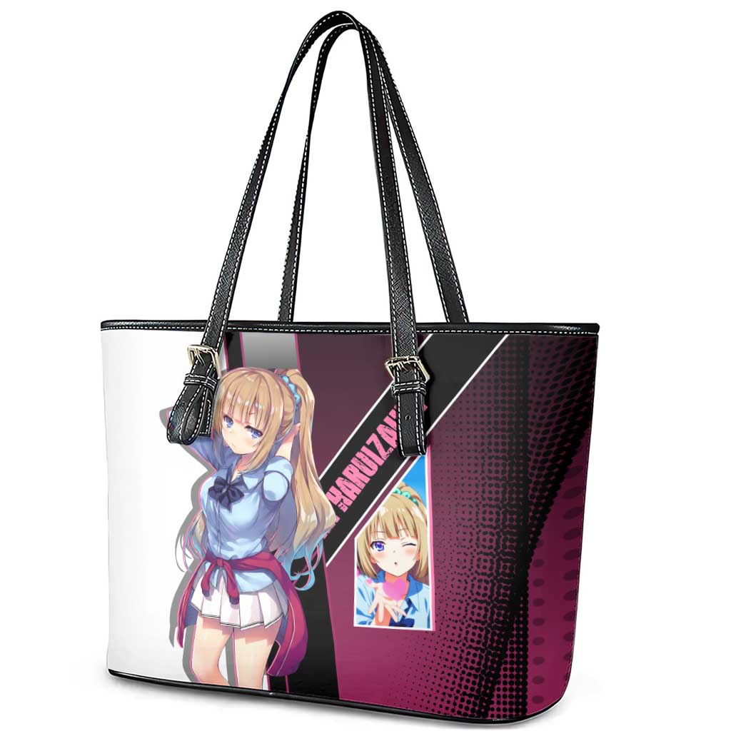 Kei Karuizawa Leather Tote Bag Playful Modern School Anime Style