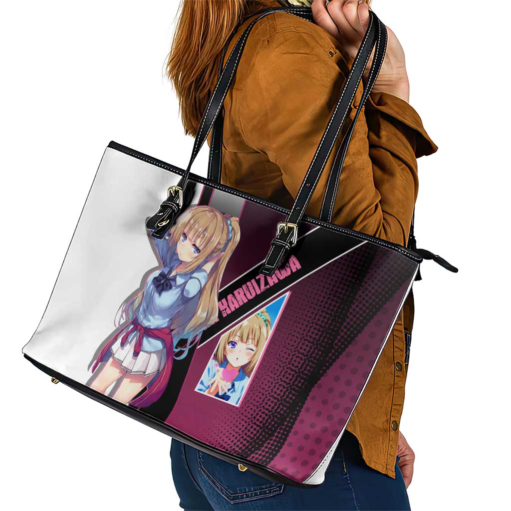 Kei Karuizawa Leather Tote Bag Playful Modern School Anime Style