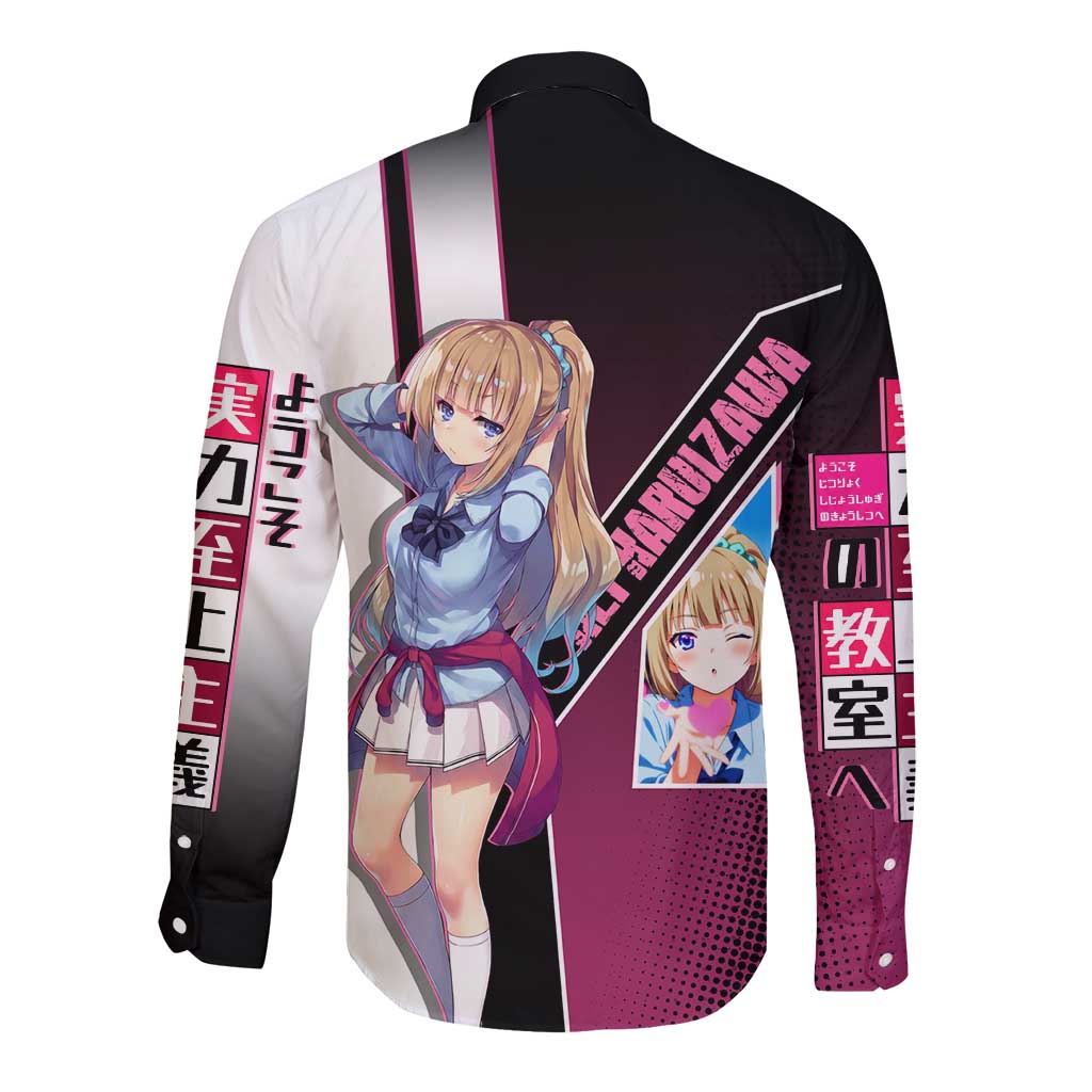 Kei Karuizawa Long Sleeve Button Shirt Playful Modern School Anime Style