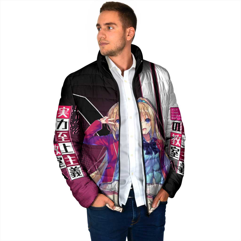 Kei Karuizawa Padded Jacket Playful Modern School Anime Style