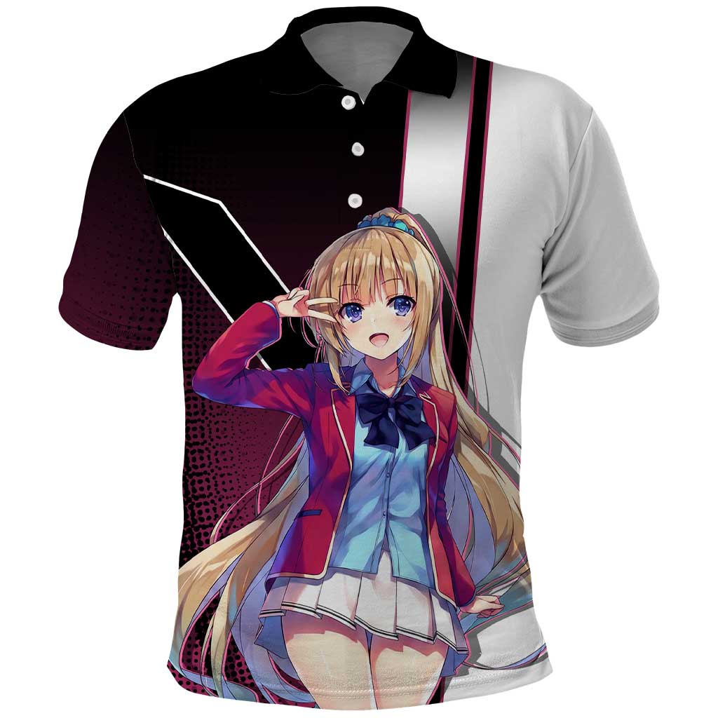 Kei Karuizawa Polo Shirt Playful Modern School Anime Style
