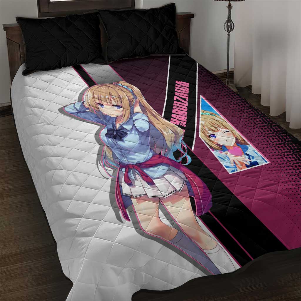 Kei Karuizawa Quilt Bed Set Playful Modern School Anime Style