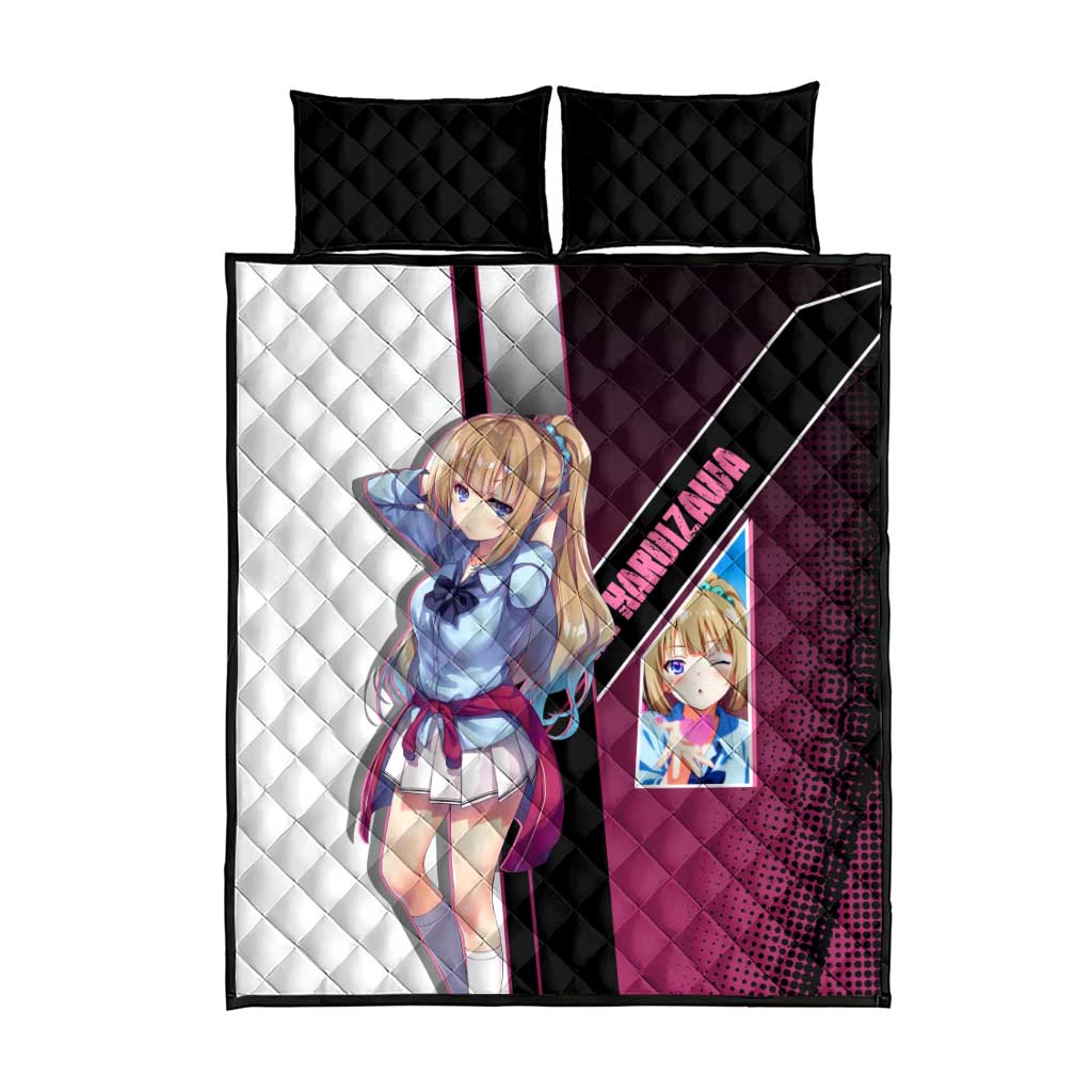 Kei Karuizawa Quilt Bed Set Playful Modern School Anime Style