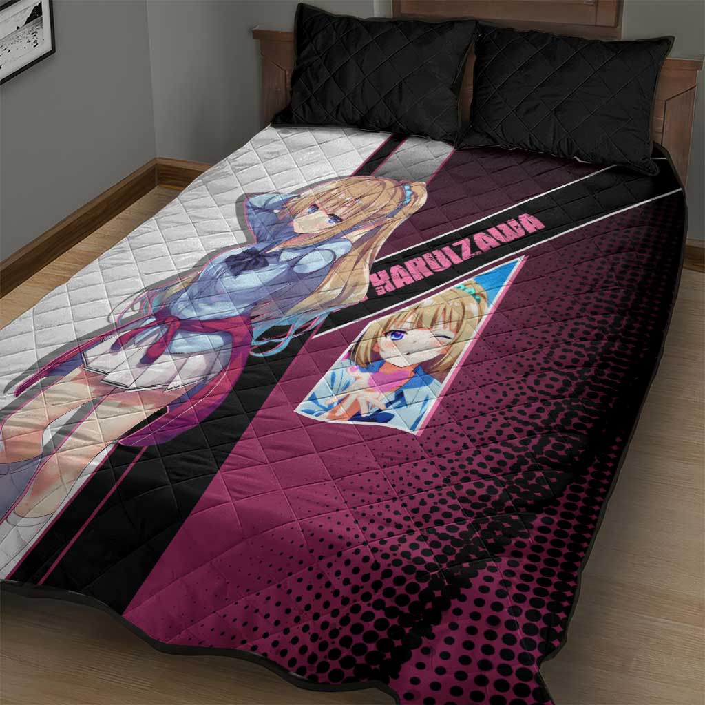 Kei Karuizawa Quilt Bed Set Playful Modern School Anime Style