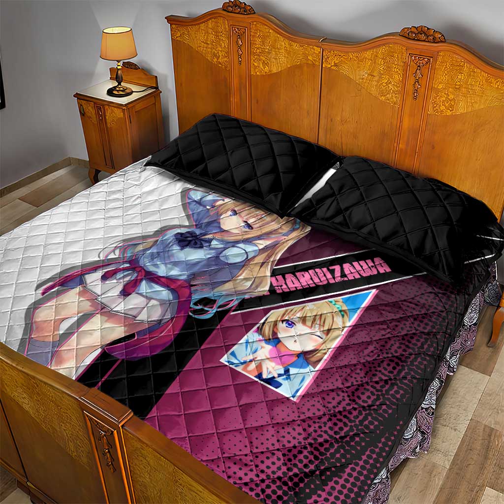 Kei Karuizawa Quilt Bed Set Playful Modern School Anime Style