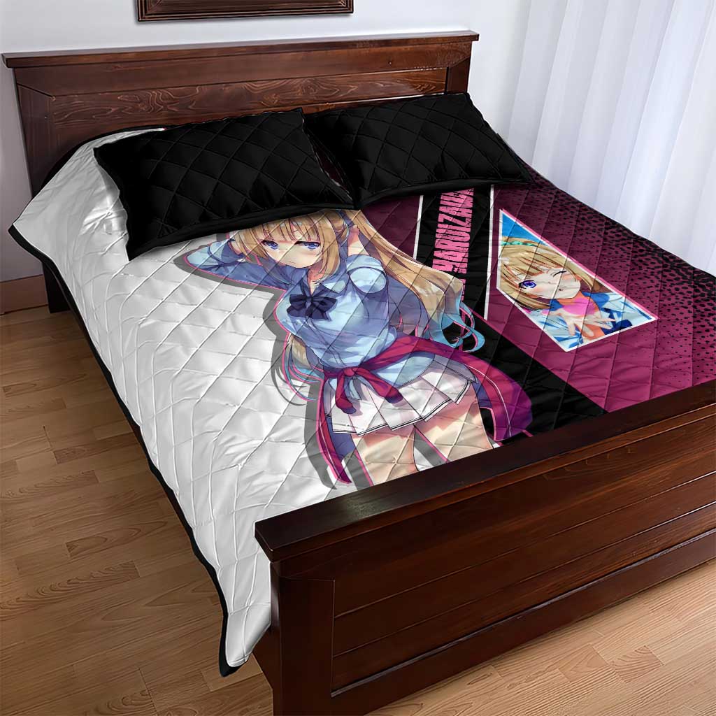 Kei Karuizawa Quilt Bed Set Playful Modern School Anime Style