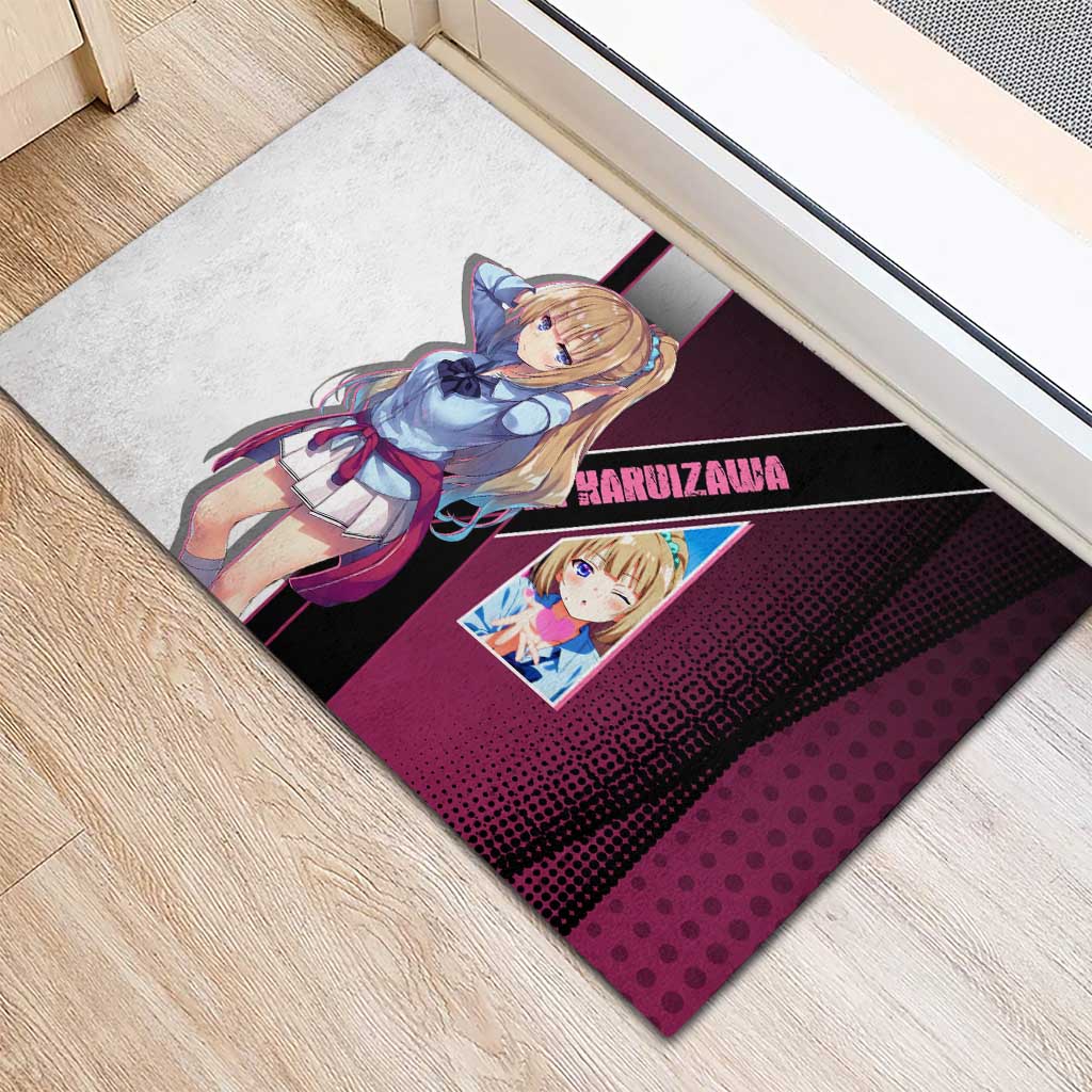 Kei Karuizawa Rubber Doormat Playful Modern School Anime Style
