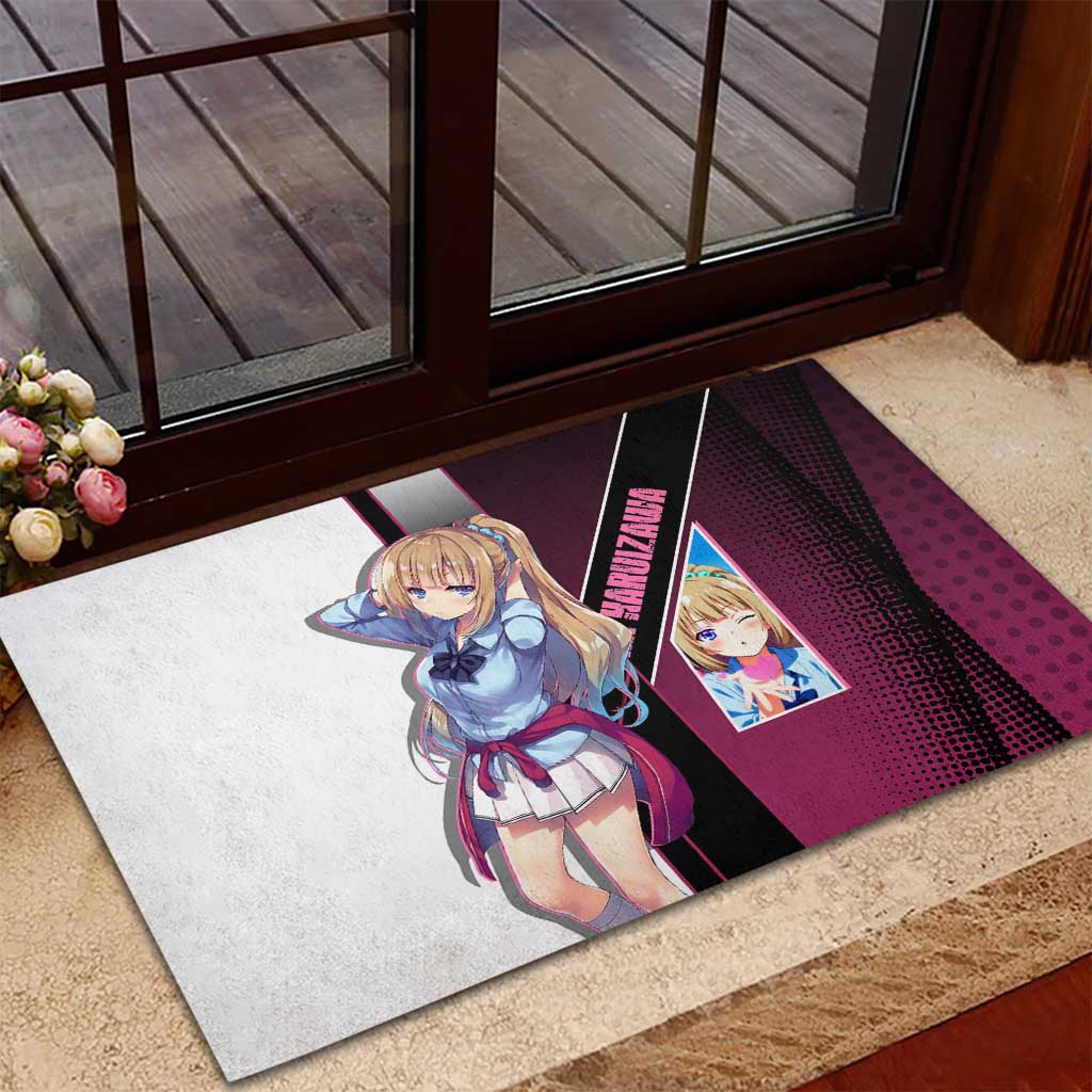 Kei Karuizawa Rubber Doormat Playful Modern School Anime Style