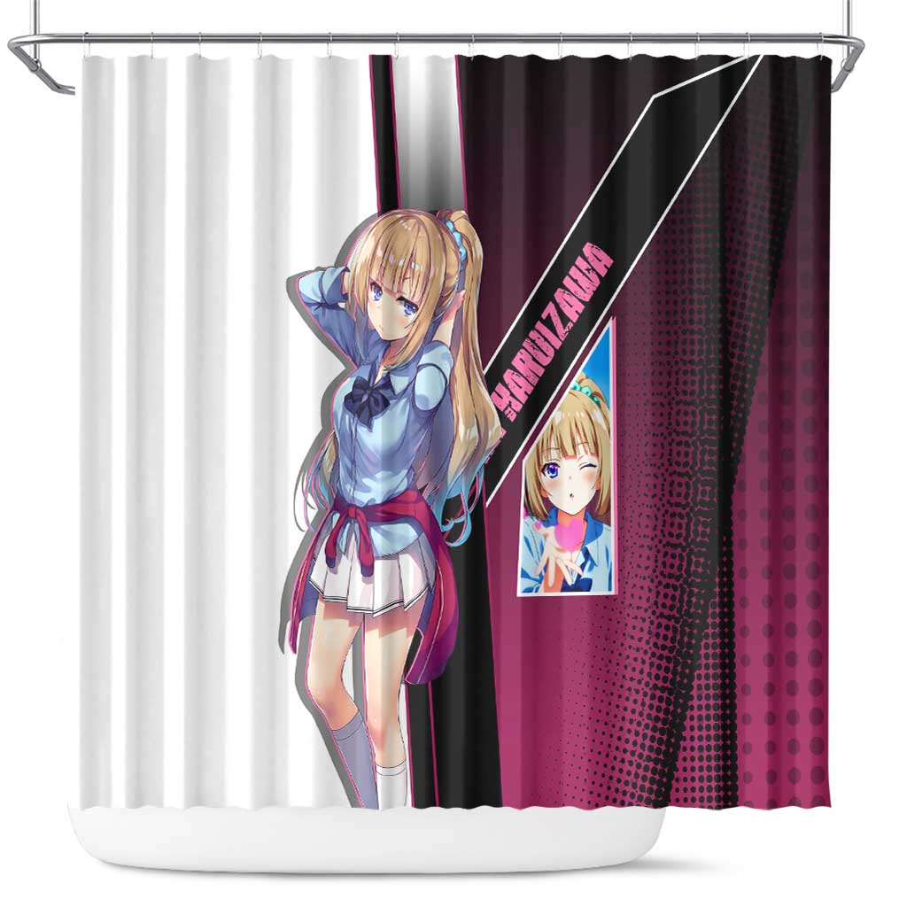 Kei Karuizawa Shower Curtain Playful Modern School Anime Style