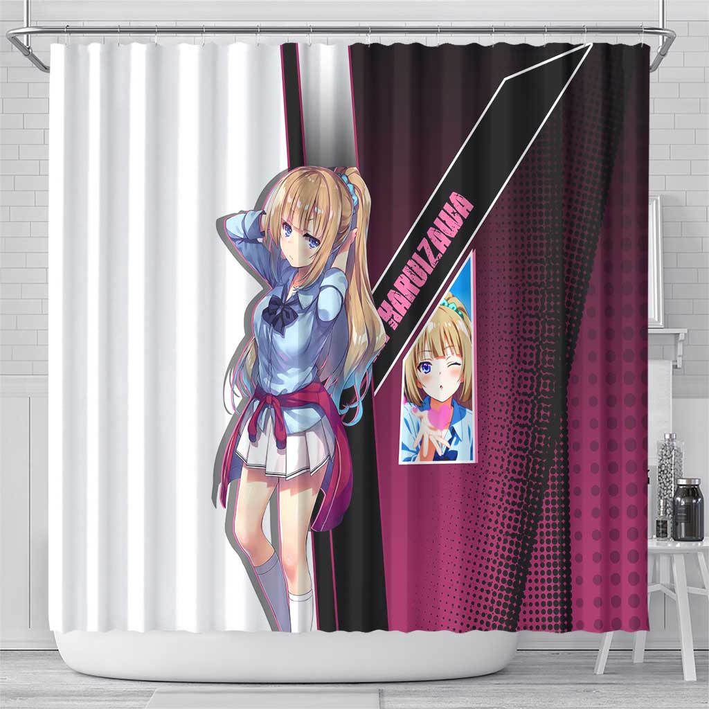 Kei Karuizawa Shower Curtain Playful Modern School Anime Style