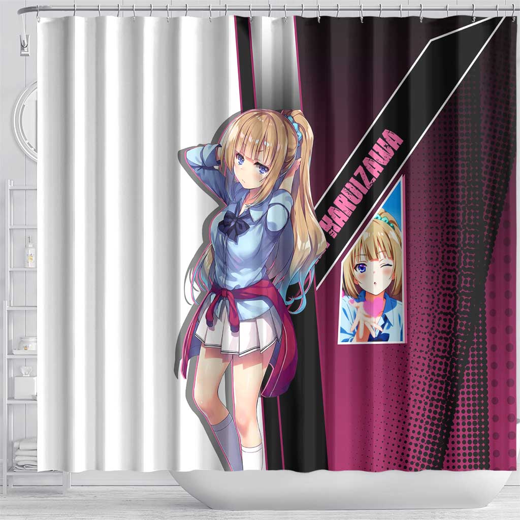 Kei Karuizawa Shower Curtain Playful Modern School Anime Style