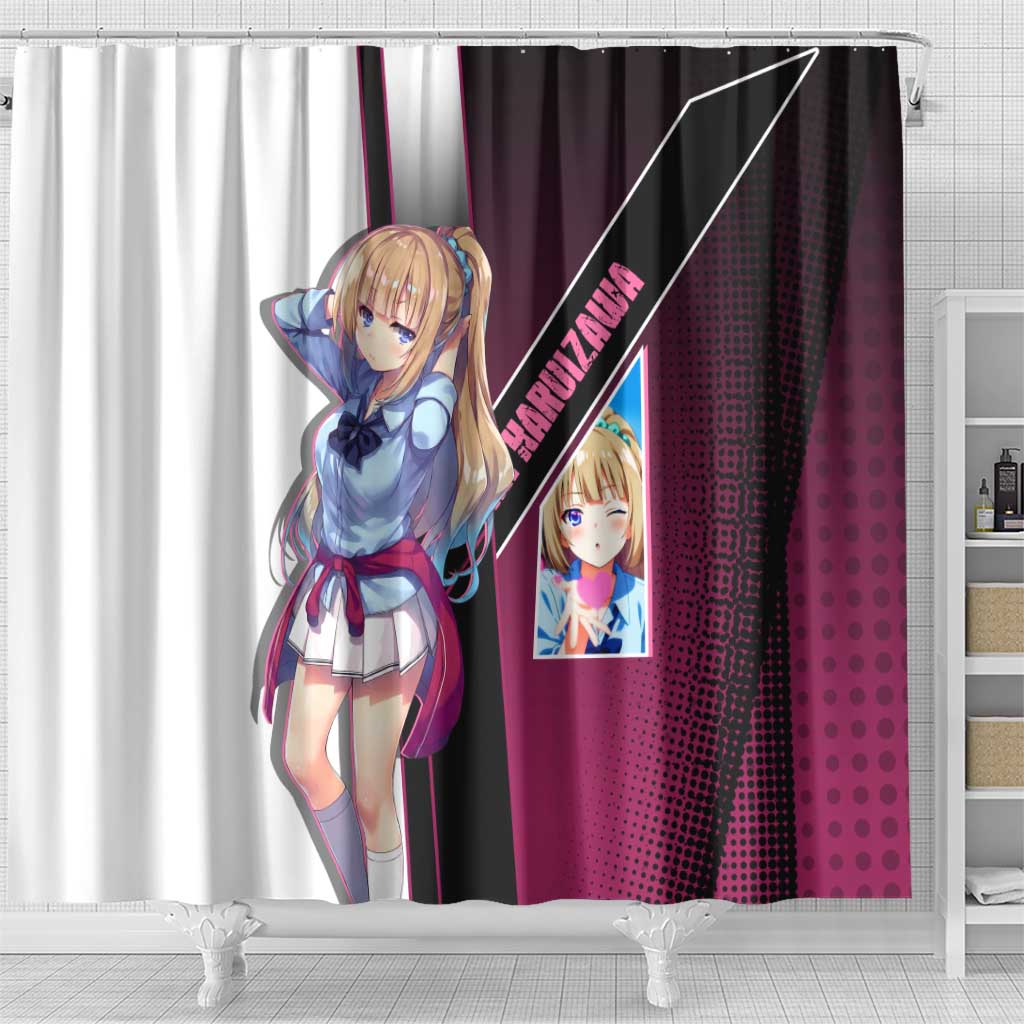 Kei Karuizawa Shower Curtain Playful Modern School Anime Style