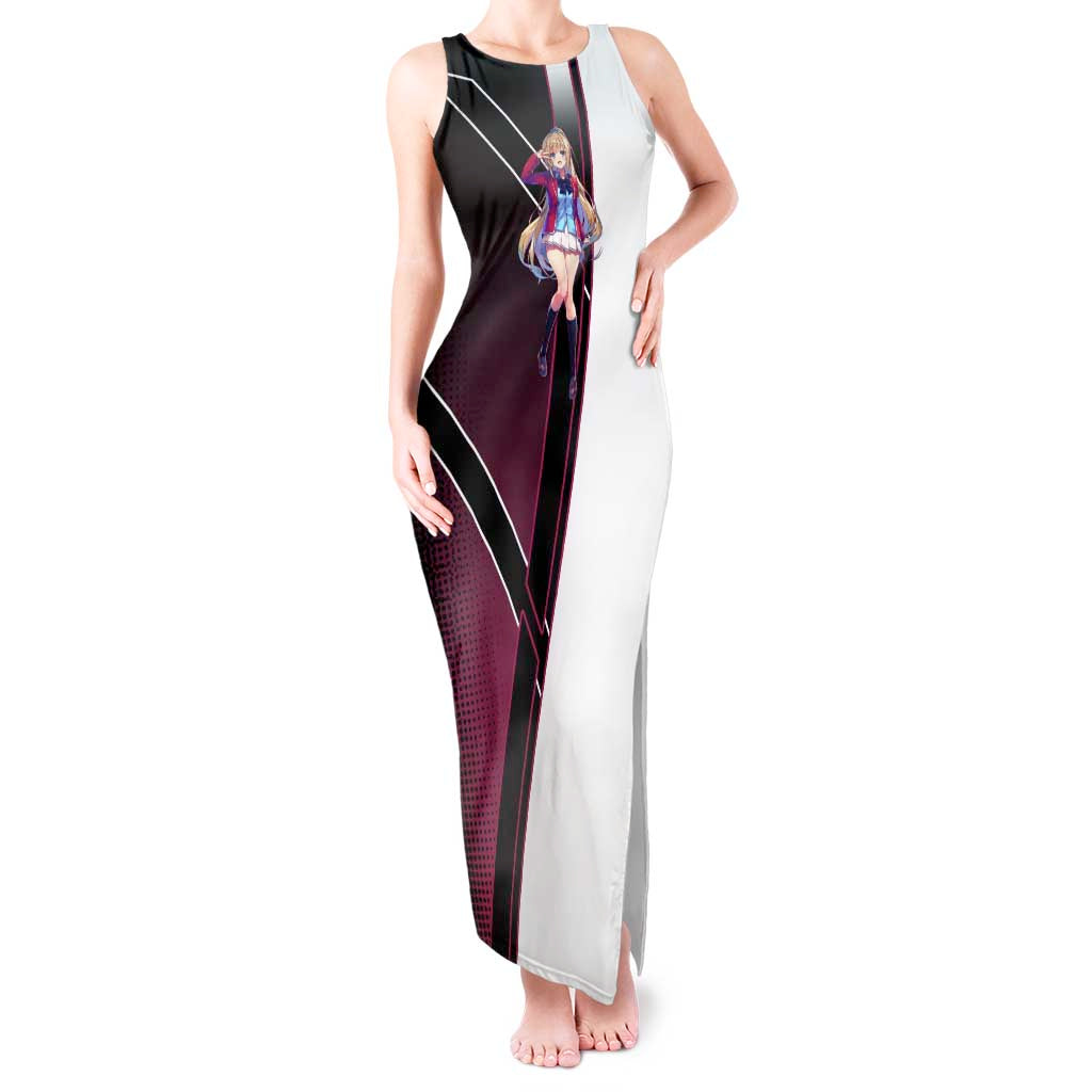 Kei Karuizawa Tank Maxi Dress Playful Modern School Anime Style
