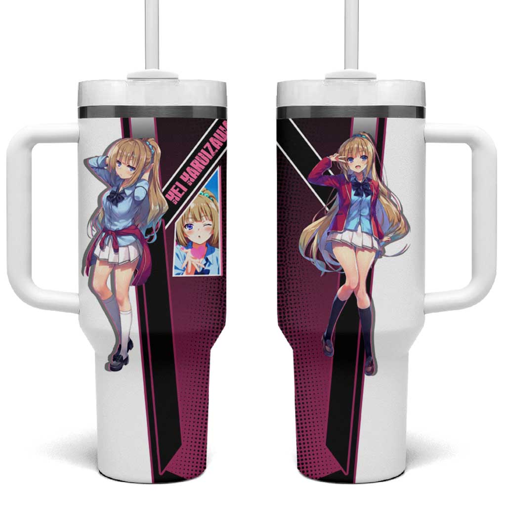 Kei Karuizawa Tumbler With Handle Playful Modern School Anime Style