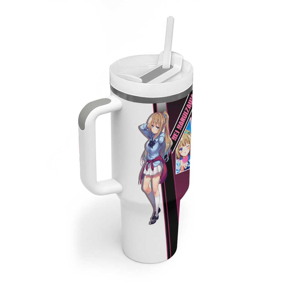 Kei Karuizawa Tumbler With Handle Playful Modern School Anime Style