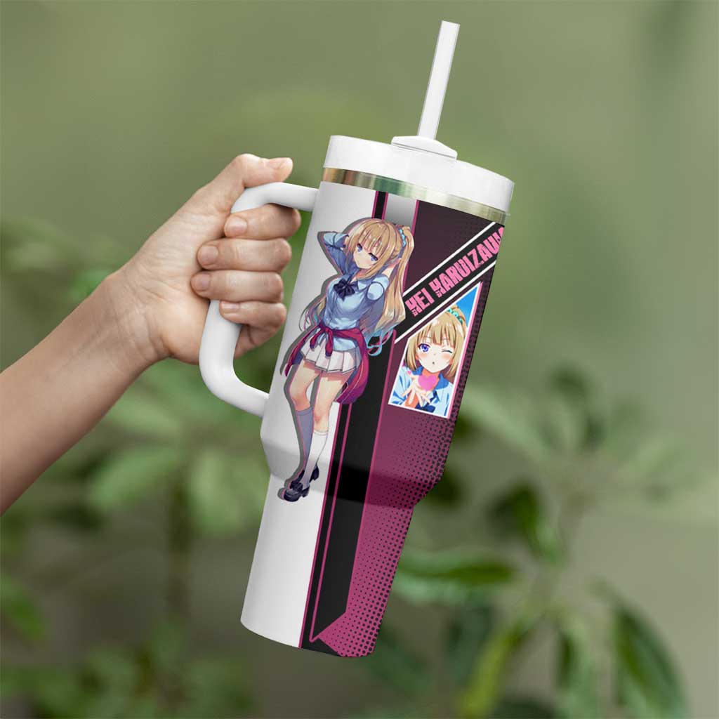 Kei Karuizawa Tumbler With Handle Playful Modern School Anime Style