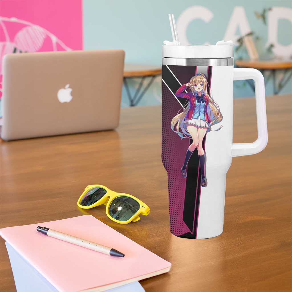 Kei Karuizawa Tumbler With Handle Playful Modern School Anime Style