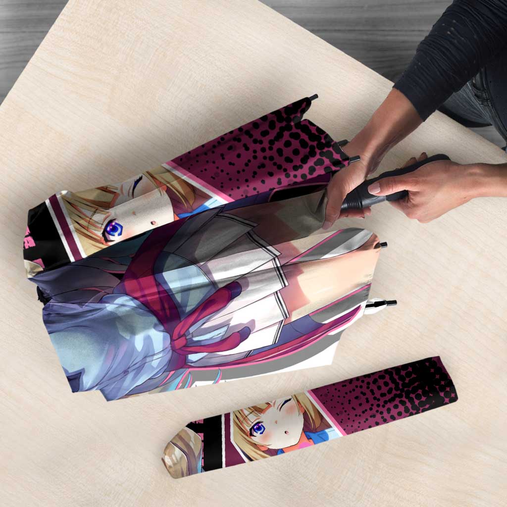 Kei Karuizawa Umbrella Playful Modern School Anime Style