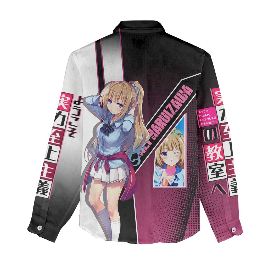 Kei Karuizawa Women Casual Shirt Playful Modern School Anime Style