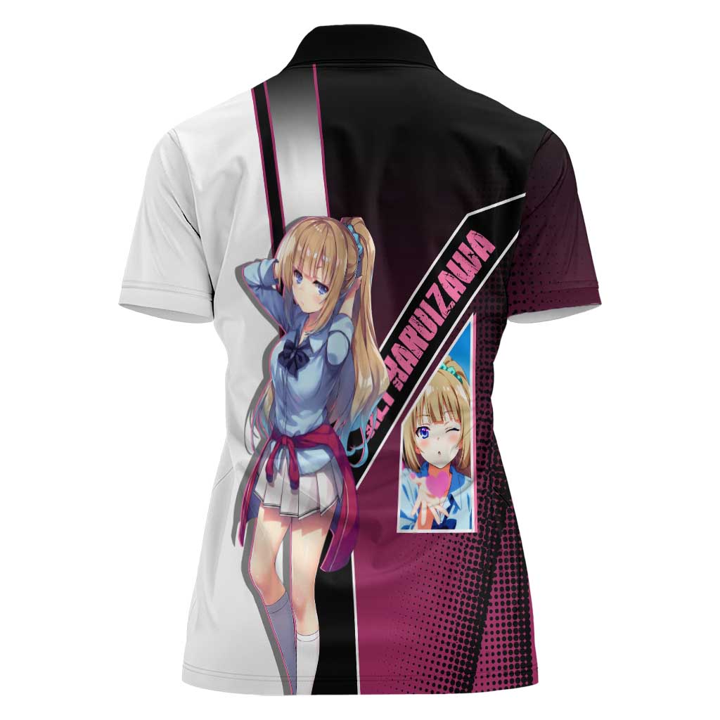 Kei Karuizawa Women Polo Shirt Playful Modern School Anime Style