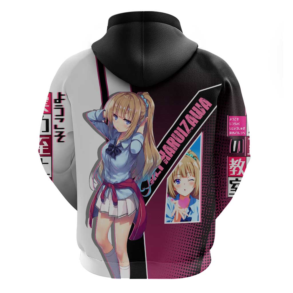 Kei Karuizawa Zip Hoodie Playful Modern School Anime Style